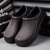 Fashion Men Chef Shoes Man Summer Beach Slippers Water proof Oil proof Kitchen Shoes Non slip Garden Clogs Hotel Work Shoe EVA Sandal