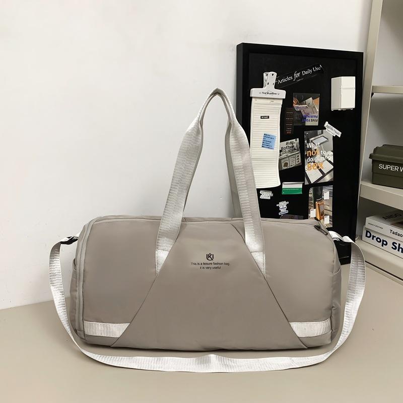 

New large-capacity short-distance travel business travel portable travel bag sports yoga storage bag shoulder handbag серый