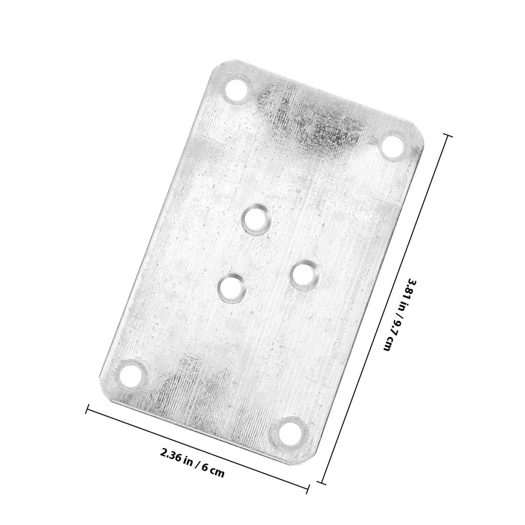 5 Pezzi Connettori per Gambe Tavolo Piastre Piatte per Montaggio Mobili Staffe di Attacco Kit di Riparazione per Sedie Divano Tavolo Armadio Mobili