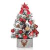 45/60cm Christmas Tree With LED Light Mini Desktop Tree Christmas Decoration New Year Gift Home Christmas Ornaments
