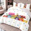 Pocoyó Cartoon 3Pcs Bedding Set Duvet Cover With Two Pillowcases For Bedroom Home Decoration