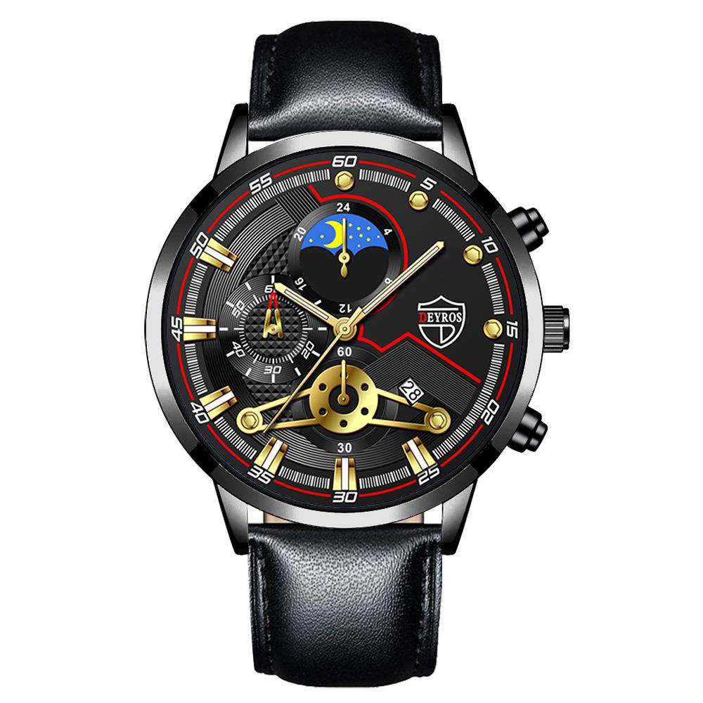 Men'S Watch Fully Automatic Quartz Watch Luminous Calendar