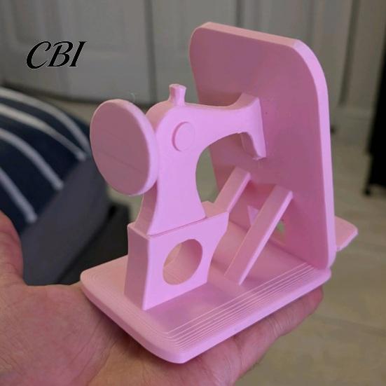 Sewing Room Organization Accessories Machine Phone Stand, Creative Desk Holder for Cell Tablet, Compact Mobile Cradle DIY Hands Free Mount Crafting