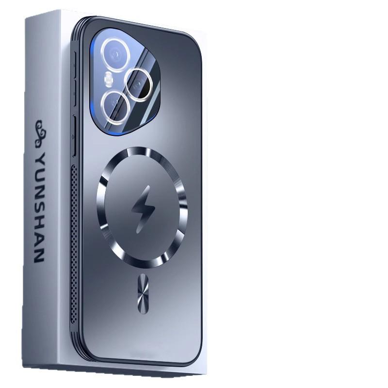 Applicable to the new magnetic suction, heat dissipation and anti-drop Honor 400 ultra-thin matte all-inclusive lens of the Honor 400pro phone case