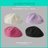 Hats Lightweight Beret Satin Weave For Women Solid Color Caps Fashion Gifts