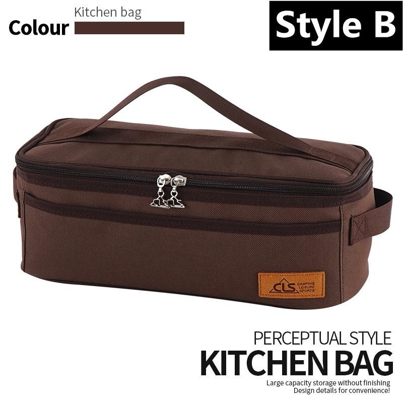 

Сумка для хранения кухонной утвари для пикника на природе, походные сумки для хранения кухонной утвари, аксессуары, сумка для инструментов, органайзер для всякой всячины Style B