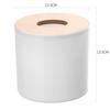 Roll Tissue Box Holder Innovative Modern Concise Large Space Round Tissue Toilet Paper Dispenser for Bathroom Living Room