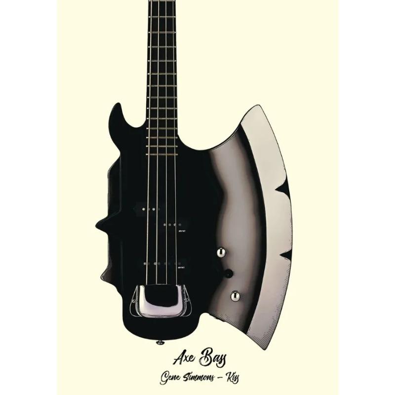 Famous Guitars Used By Famous Bands and Singers Music Posters Prints Canvas Printing Wall Art Picture for Living Room Home Decor