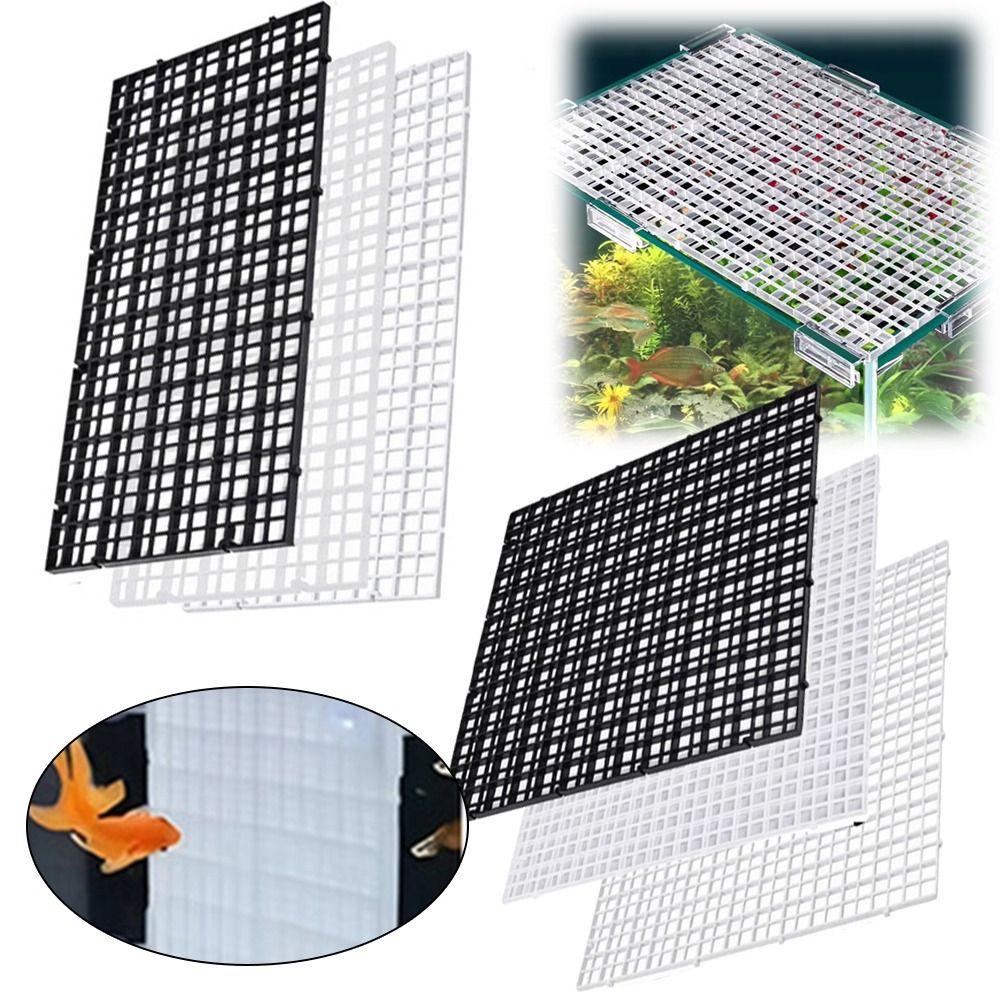 Durable 30x15/30x30cm Fish Tank Isolation Plate Detachable Spliceable Hollow Grid Divider Plate Bottom Filter Plate for Aquarium