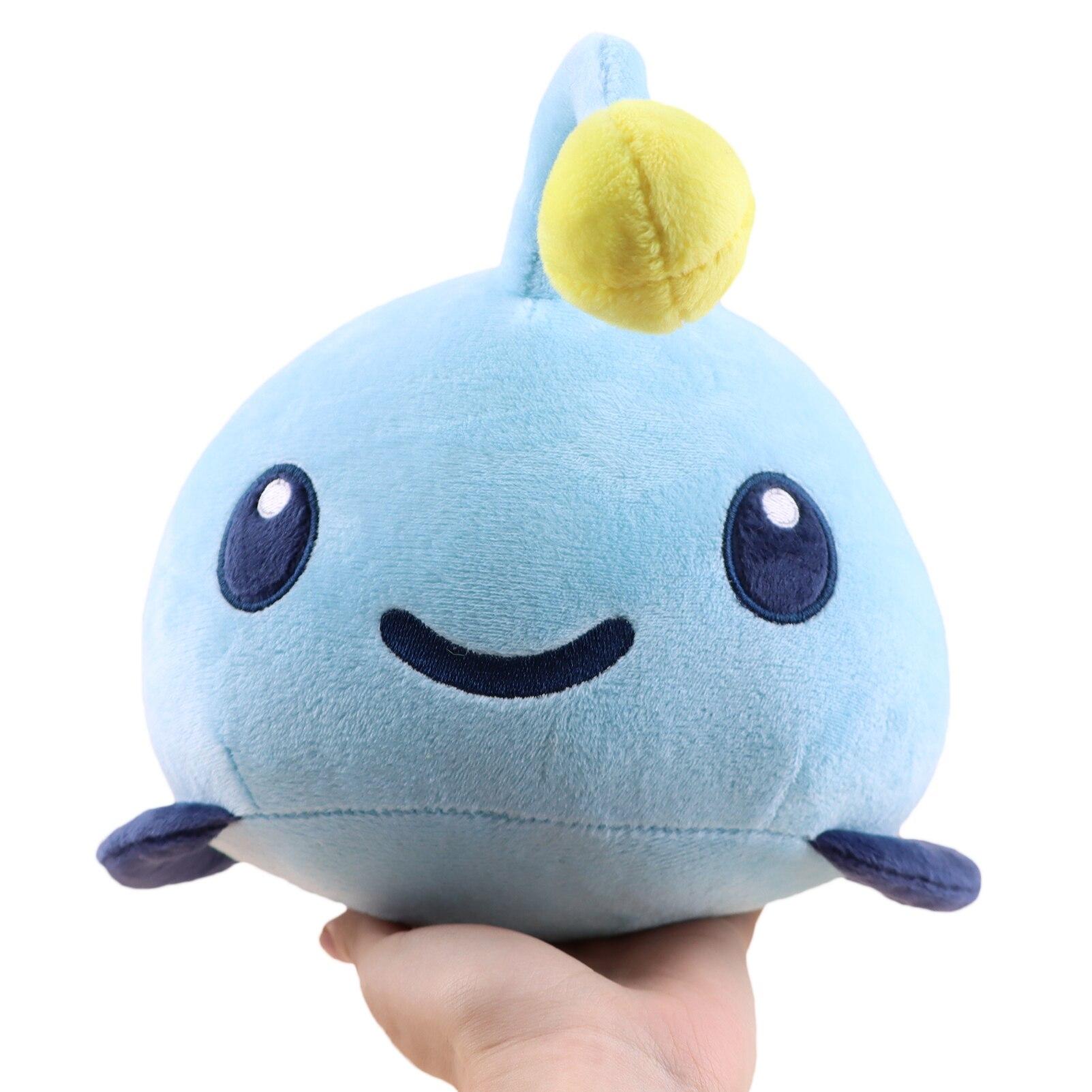 

5 стилей Genshin Impact Slime Rancher 2 игровая фигурка Angler Batty Ringtail Flutter Cotton Slime плюшевая мягкая кукла рождественские подарки Angler- 21x19x17cm