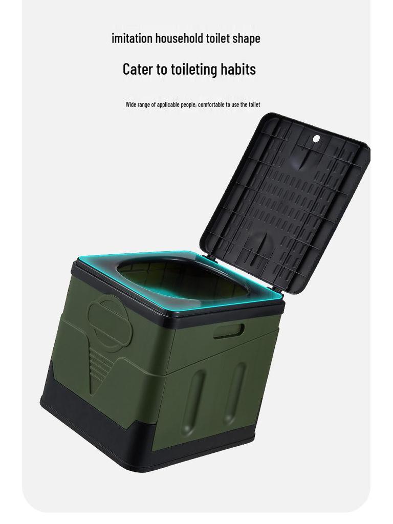 Custom Portable Folding Car Toilet Seat for Camping and Emergencies