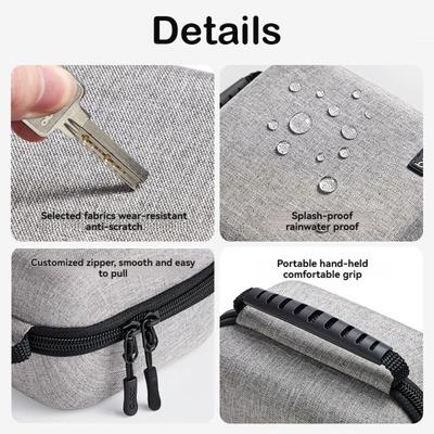 Geantă Portabilă Rigida Rezistentă la Apă și Șocuri, Husă de Protecție Anti-zgârieturi, Cutie de Depozitare EVA pentru Mac Mini M4/M4 Pro 2025