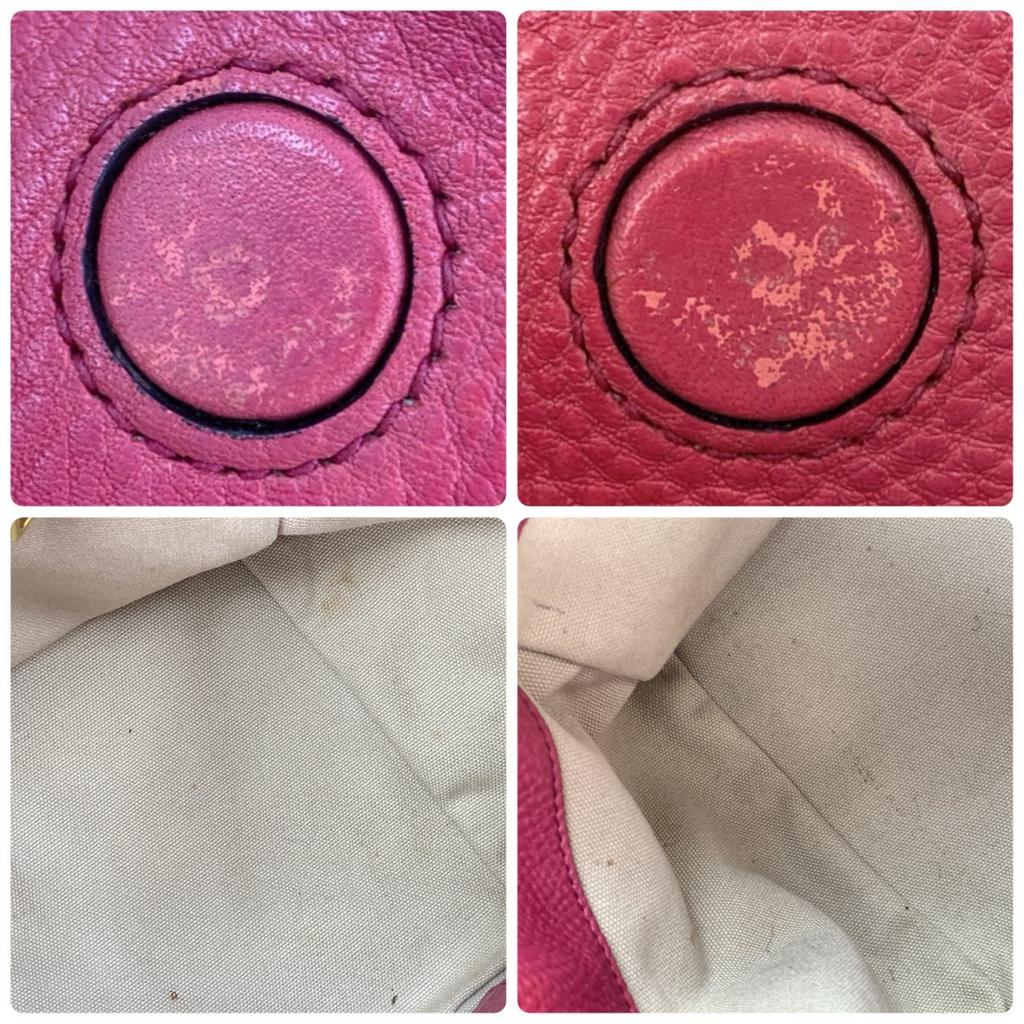 Prada Vitello Dino Skóra Licowa Torba Do Ręki Tote Na Ramię BR5092 Różowa Płytka z Logo Trójkątnym Biała Metka