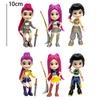 Two Set New Anime Kpop Demon Hunters Saja Boys Girls Series Figure Decoration Statues Ornament Christmas Kid Birthday Gift