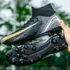 European Cup New Broken Nail Football Shoes Men's High-top Adult Large Size Youth Training Long Nail Sports Shoes Women