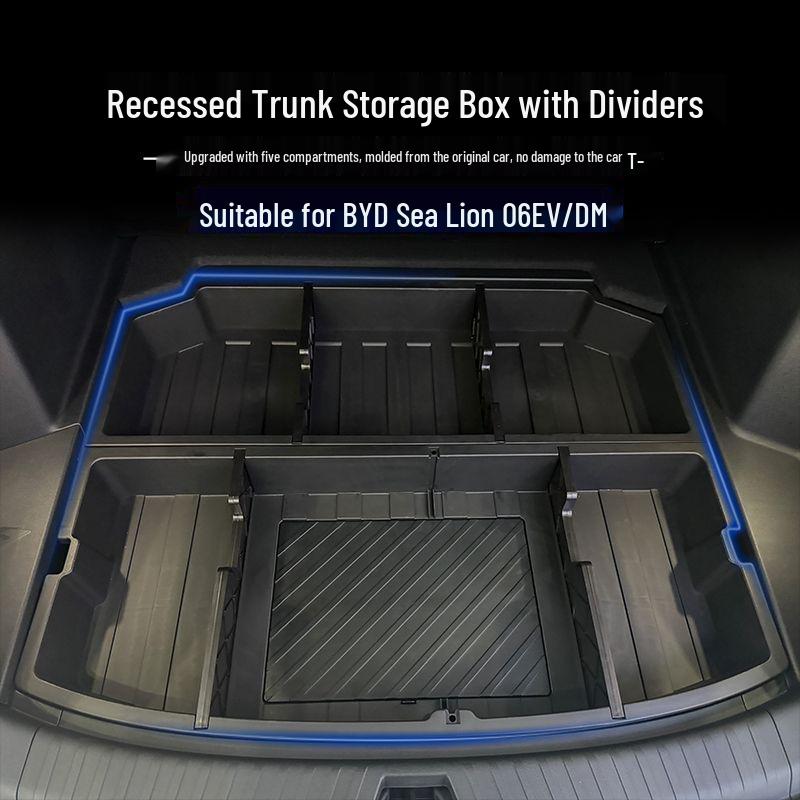 BYD Sea Lion 06 DMI Rear Trunk Hidden Storage Organizer for EV