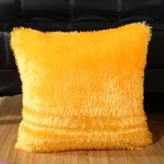 Plush Solid Color Glitter Velvet Pillow Cushion Foreign Commercial Super Pillow Leather