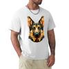 GerUnisex Shepherd Portrait TShirt Casual Soft Cotton Short Sleeve Tee