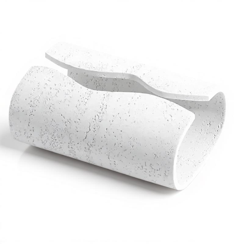 

1Pc Simple Style Vintage Cave Stone Tissue Box Resin Coffee Table Napkin Paper Organizer Box Bathroom Living Room Decoration білий