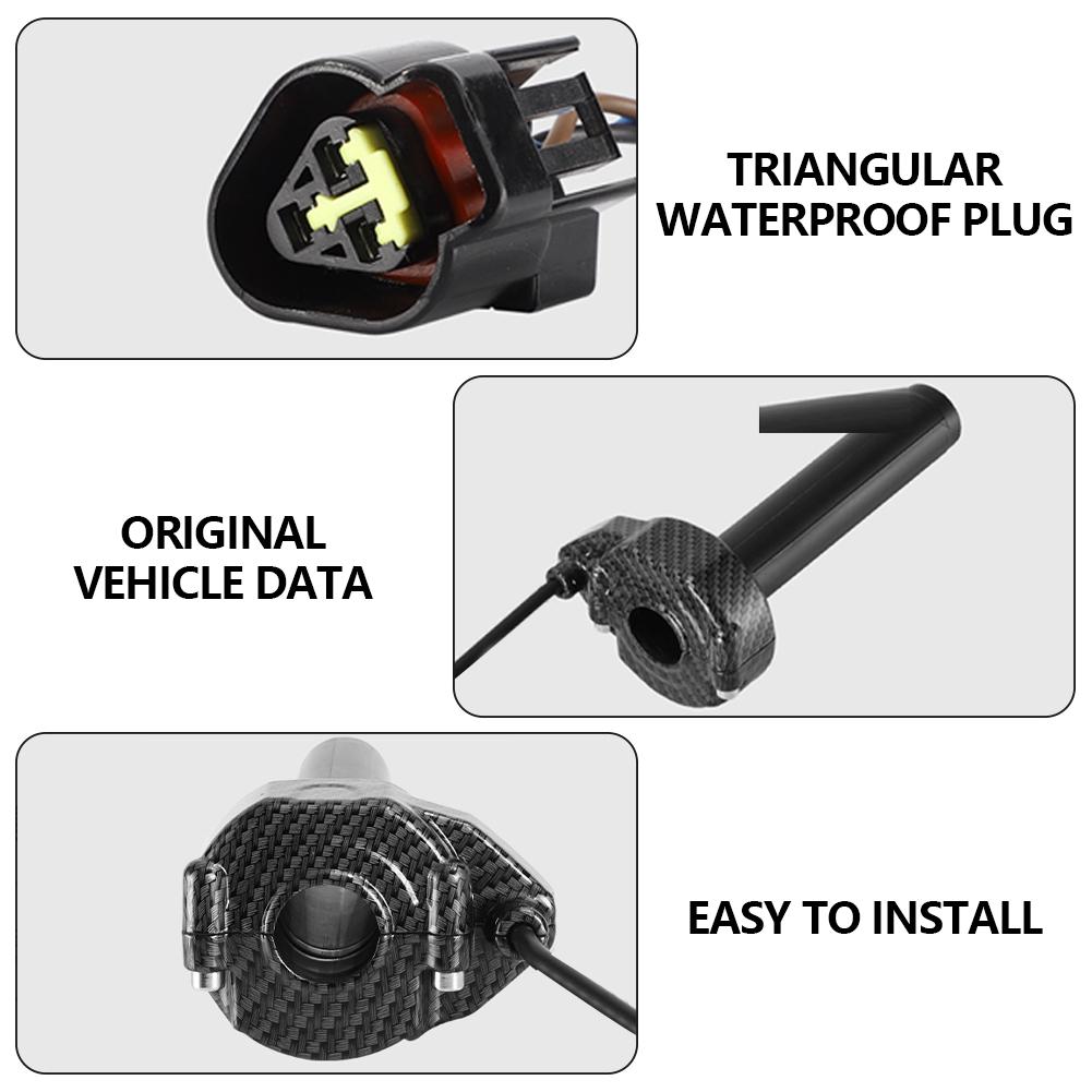Electronic Motorcycle Throttle Grip with Hall Sensor for Sur Ron Light Bee Acceleration Handle for Light Off-road E-bike Part