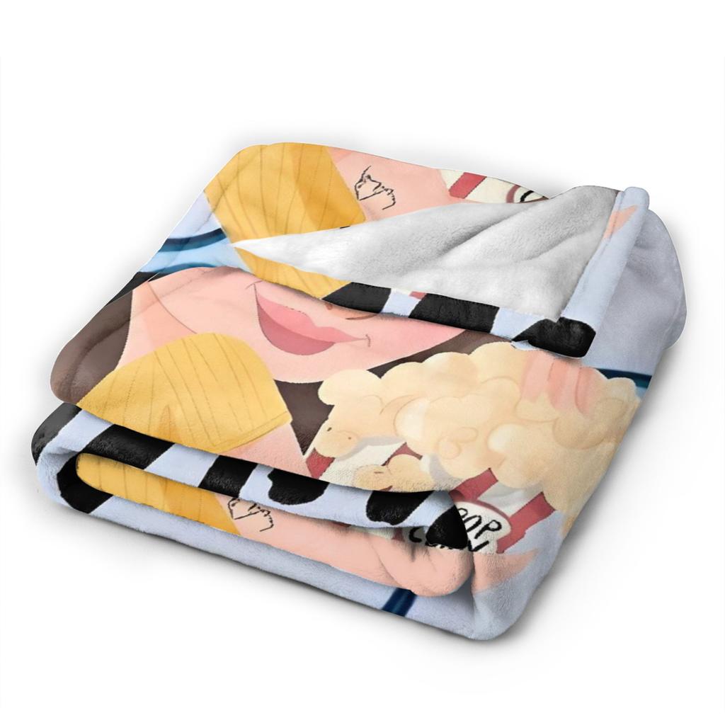 Spanish Singer Cute Aitanaed Album Flannel Blankets Soft Throw Blanket for Couch Bed Travel Pattern Bedspread Sofa Bed Cover