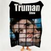 Movie T The T Truman S Show Throw Flannel Throw Blanket Suitable for Sofa Living Room Bedroom