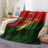 1PC Cristiano Ronaldo Patterned Flannel Blanket Suitable For All Seasons for Home Decor Warmth and Comfort Gifts Holiday Present