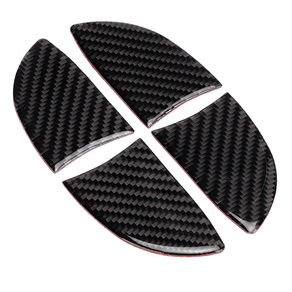 4pcs Door Inner Bowl Carbon Fiber Interior Trim Fit for Lexus NX 200 200t 300h 14 19
