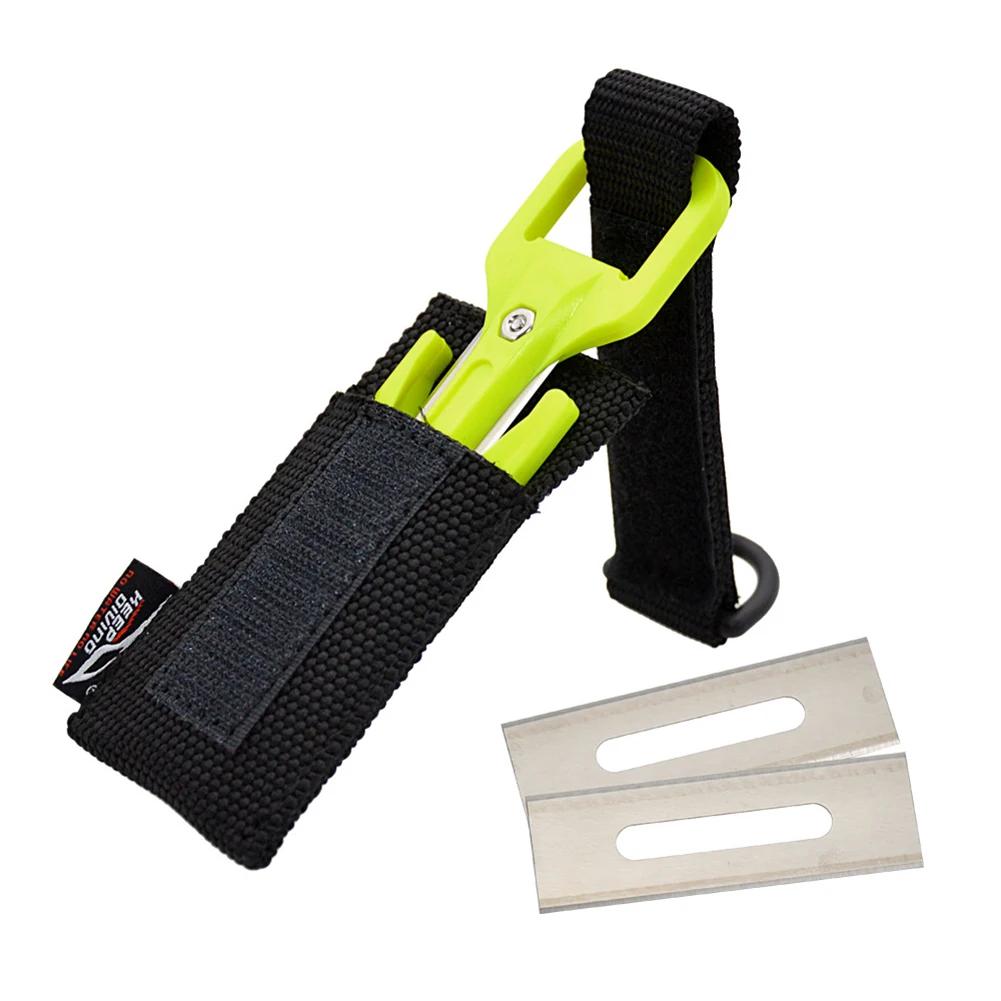 Nylon Spearfishing Secant Equipment Safety Set Diving Cutter Line Emergency Portable  Wear-resistant Outdoor Accessories