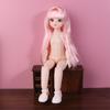 Bjd Doll Nude Haploid Multiple Removable Joints 30Cm 1/6 3D Grey Green Purple Blue Attractive Eyes Doll Girls Birthday Gift Toy