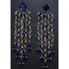 Emmaya Luxury Long Earrings For Women Wedding Party AAA Clear Cubic Zirconia Tassel Earrings Party Wedding