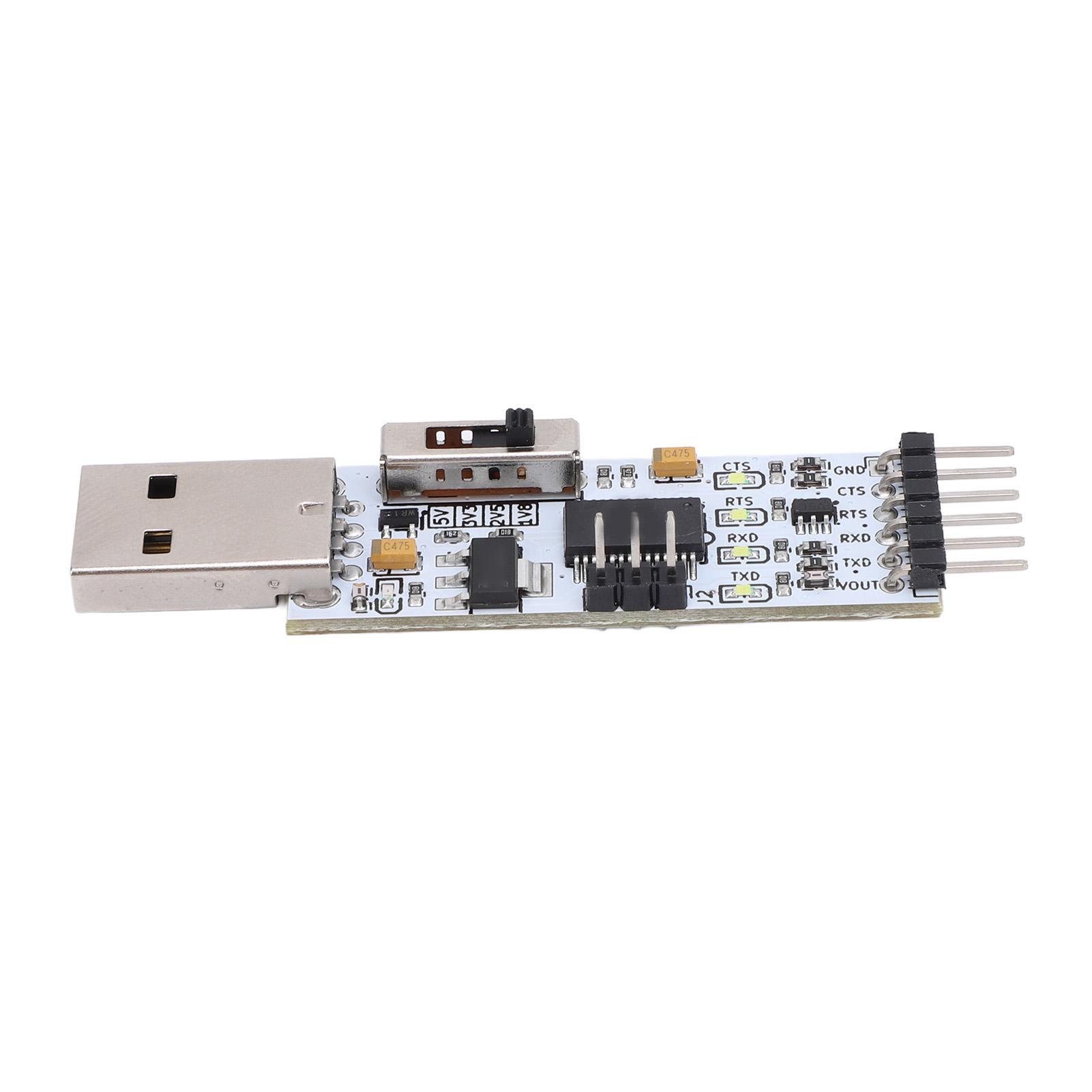

USB to TTL Serial Converter Adapter FT232 Module RTS CTS DTR DCT Downloader with Wire for Microcontroller