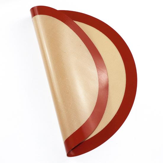 Pečicí podložka Víceúčelová Kulatá Nepřilnavá Žáruvzdorná Opakovaně použitelná Silikon pro přenos tepla Mikrovlnná trouba Cukrářská podložka Vložka do horkovzdušných fritéz Kuchyňské potřeby