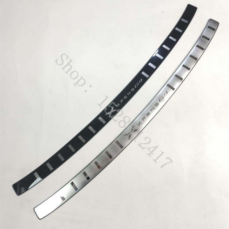 Per XPENG G9 2024 acciaio inossidabile auto Protezione paraurti posteriore Soglia Bagagliaio Piastra battitacco Finitura Accessori auto