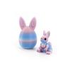1Pc Cute 3D Printed Bunny Eggs with Mini Bunny Surprise Egg for Kids Easter Party Favors Birthdays Gifts Goodies Filler