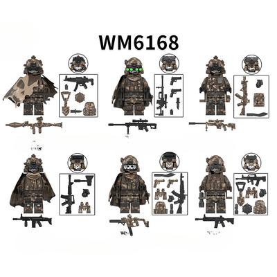 Special Forces Mini Bricks Action Figures Sniper Commando Scout Building Blocks Dolls Toys for Children WM6168
