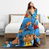 Coperta Super Morbida da Viaggio P-POCOYO Elly Coperta Plaid Copriletto in Flanella per Soggiorno Copridivano Originale