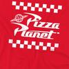 Toy Story Unisex Adult Pizza Planet Takeaway Logo T-Shirt