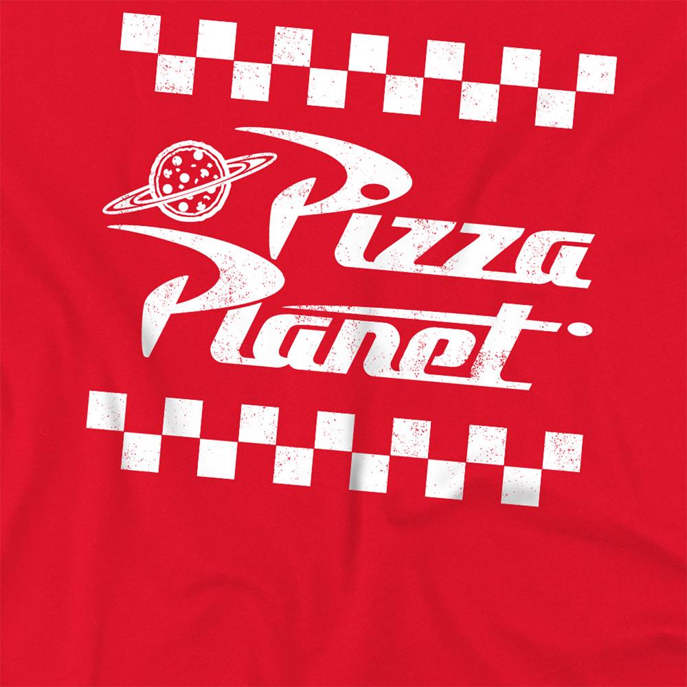 Toy Story Unisex Adult Pizza Planet Takeaway Logo T-Shirt