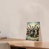 Erzengel Michael Raphael Gabriel Vintage Metallschild Religiöse Wandkunst Dekoration für Zuhause Kirche Büro