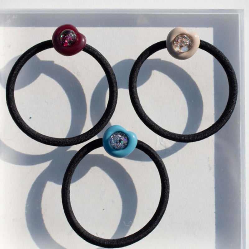 luvinball Pebble Snowball Hair Tie