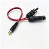 MC4S to DC7909 Solar Adapter Cable with DC8020 Adapter, 14AWG Connectors Wire for Portable Power Charging Setups