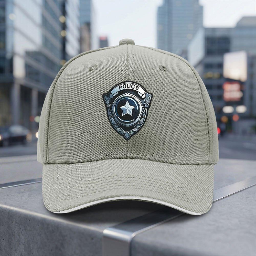 Adjustable Police Badge Baseball Cap With Emblem Lightweight Breathable For All Seasons Daily Commuting Gifts
