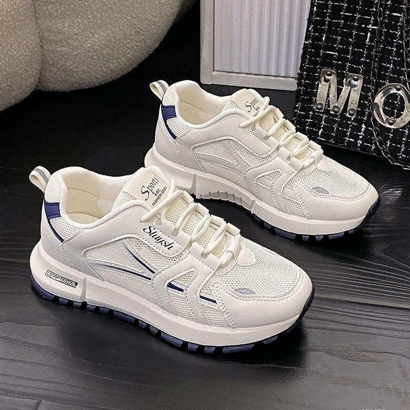 Mesh Forrest Gump shoes women's breathable and lightweight 2025 new comfortable soft-soled sports for a long time without tiring feet to work work sh