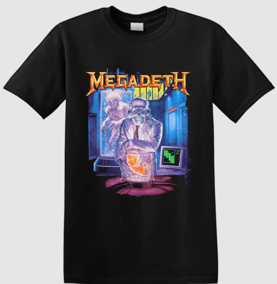 Megadeth Rust In Peace Список песен Мужская черная футболка F127 Унисекс футболка M
