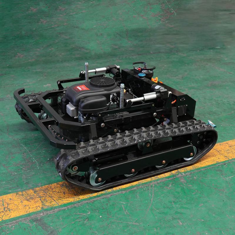 Diesel Remote Control Crawler Reel Lawn Mower - Efficient Garden Landscaping Tool