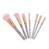 7PCS Makeup Brush Set Foundation Powder Concealers Eye Shadows Soft Brush Stylish Handle Cosmetic Tool