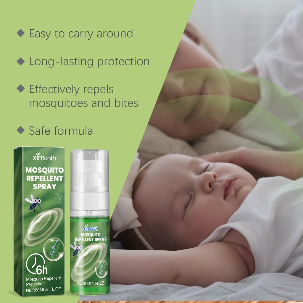 XIMONTH Anti-Biss Mückenspray Mückenschutz Flüssigspray Zuhause Blumenwasser Camping Outdoor-Sportarten Tragbar