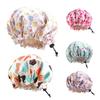 Floral Animal 2-Layer Adjustable Baby Satin Night Sleep Shower Hat Hair Care Cap