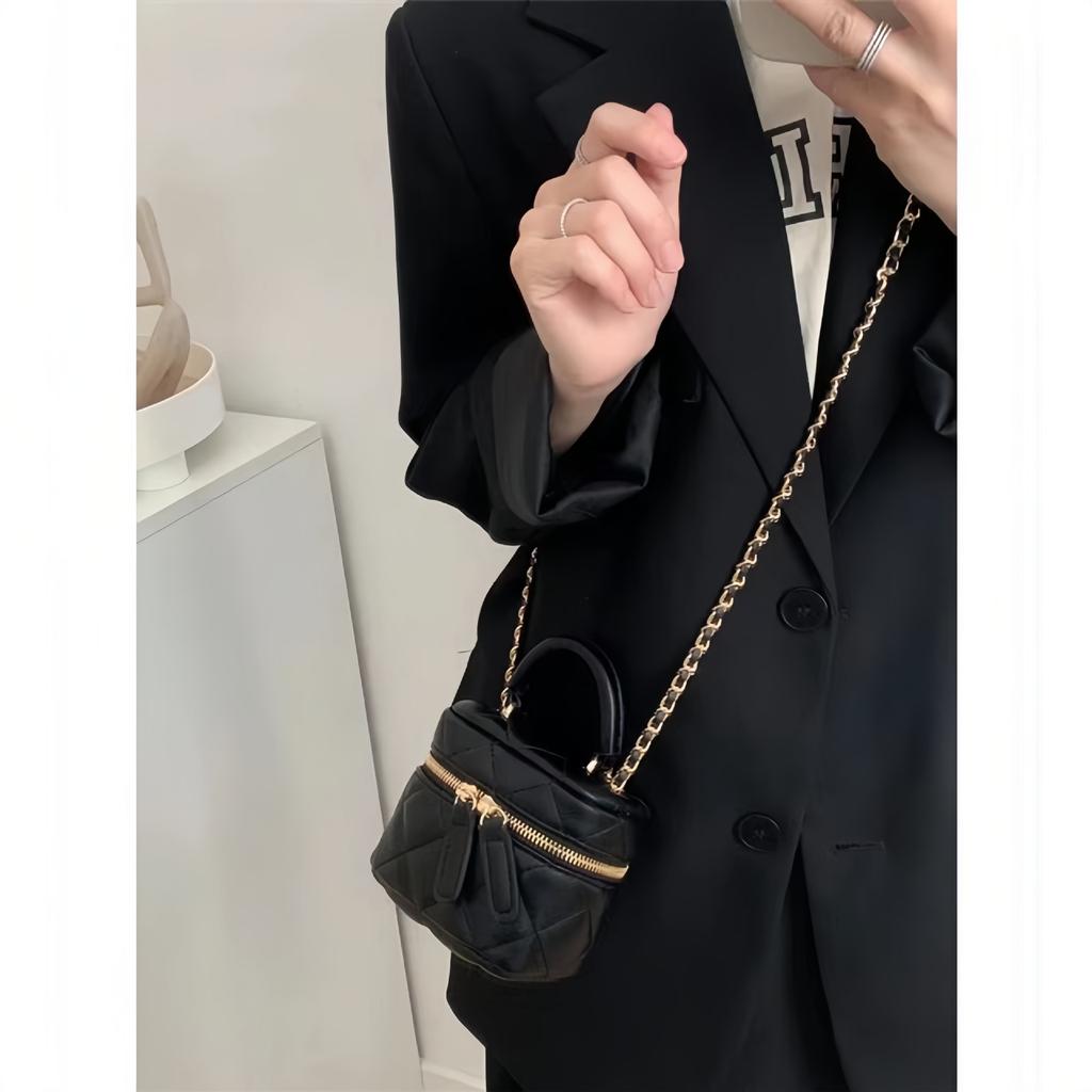 Premium Mini Diamond Chain Small Fragrant Wind Bag Women's 2025 New Fashion Texture Niche Shoulder Messenger Bag